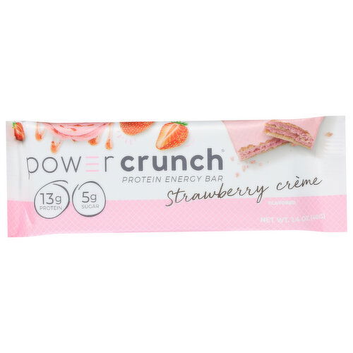 Power Crunch Protein Energy Bar, Strawberry Creme Flavored