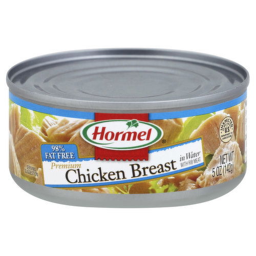 Hormel Chicken Breast, in Water, 98% Fat Free