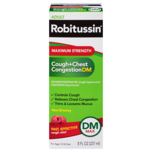 Robitussin Adult Maximum Strength Cough + Chest Congestion