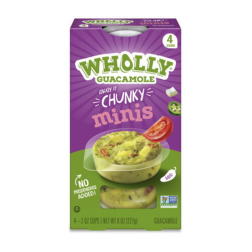 Wholly Guacamole, Medium, Chunky, Minis