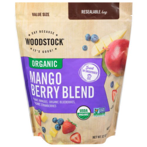 Woodstock Mango Berry Blend, Organic, Value Size