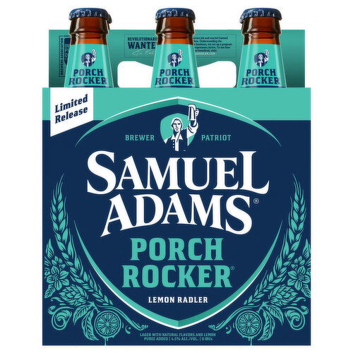 Samuel Adams Porch Rocker Lemon Radler Beer
