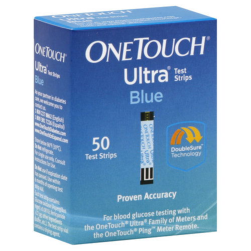 OneTouch Ultra Test Strips, Blue