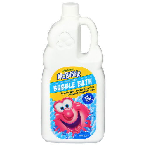 Mr. Bubble Extra Gentle Dye & Fragrance Free Bubble Bath