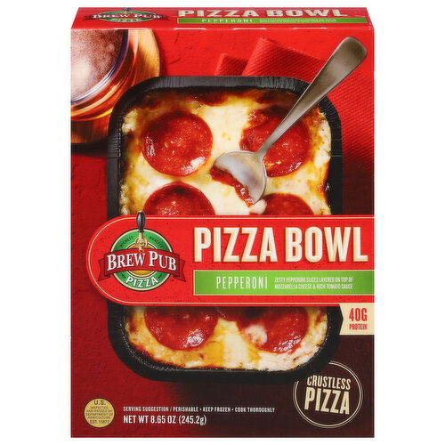 Brew Pub Pizza Pizza Bowl, Pepperoni