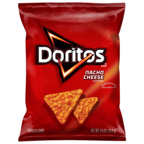 Doritos Tortilla Chips, Nacho Cheese Flavored