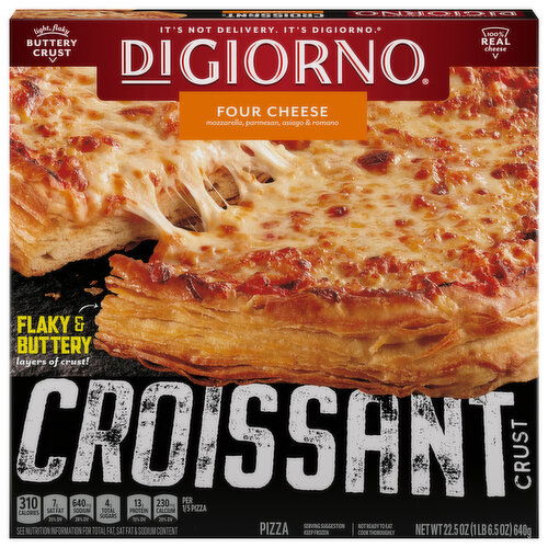 DiGiorno Pizza, Croissant Crust, Four Cheese