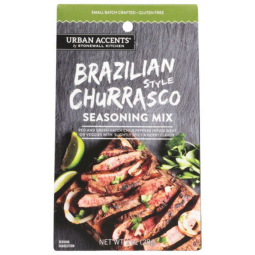 Urban Accents Seasoning Mix, Churrasco, Brazilian Style