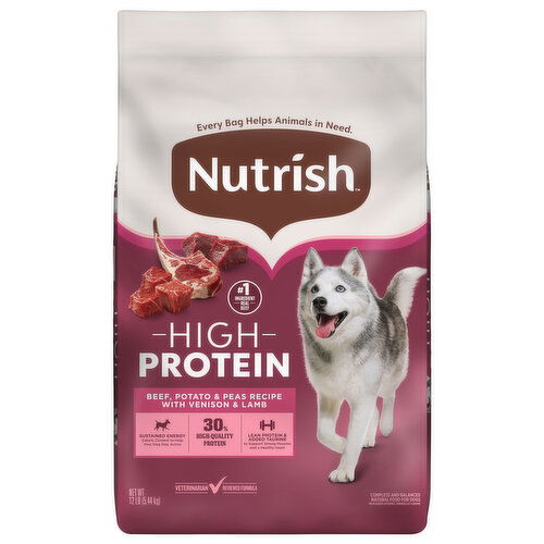 Nutrish High Protein Beef, Potato & Peas Recipe with Venison & Lamb Dog Food