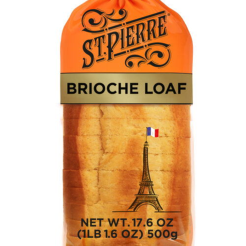 St Pierre Brioche Pre-sliced Loaf, 17.6 oz