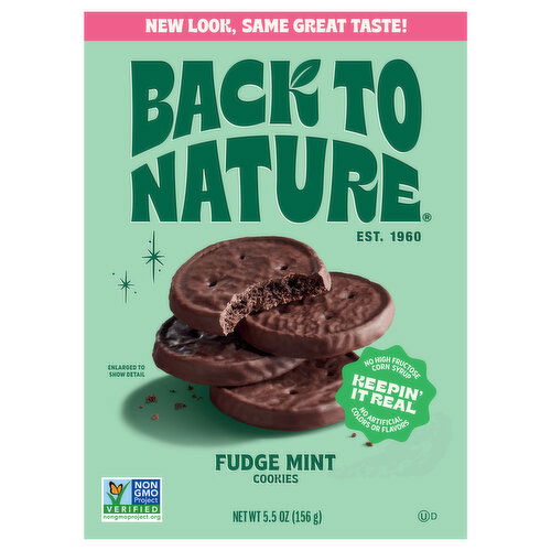 Back to Nature Cookies, Fudge Mint