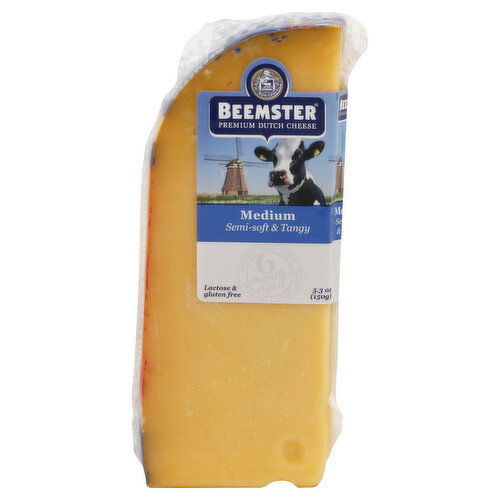 Beemster Cheese, Premium Dutch, Medium, Aged 6 Months