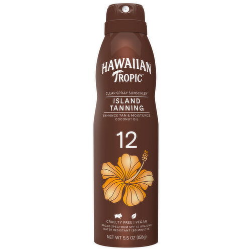 Hawaiian Tropic Clear Sunscreen Spray SPF 12