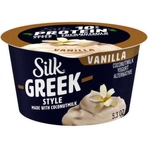 Silk Vanilla Greek Style Yogurt with Coconut Milk