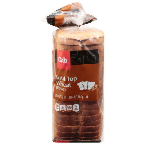 Cub Bread, Split Top, Wheat