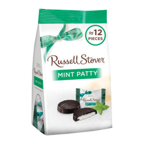 Russell Stover Mint Patty, Dark Chocolate
