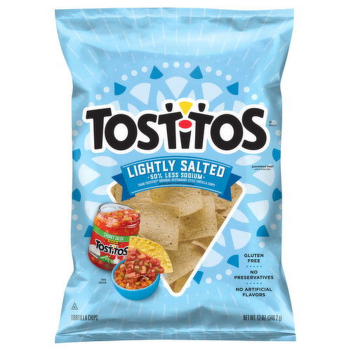 Tostitos Tortilla Chips, Lightly Salted