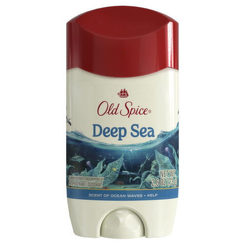 Old Spice Mind + Body Old Spice Men's Antiperspirant & Deodorant Deep Sea with Ocean Elements, 2.6 oz