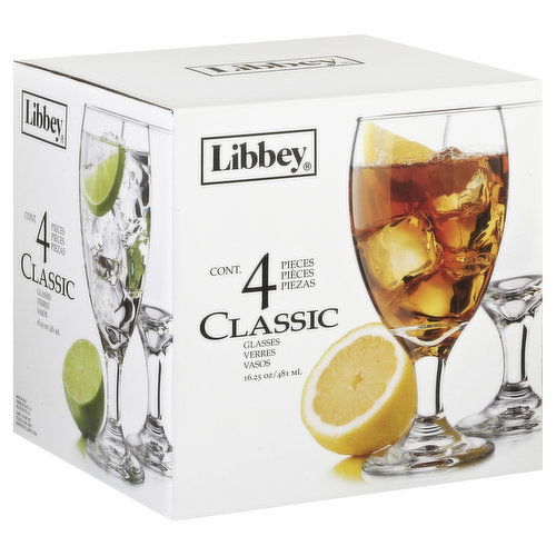 Libbey Glasses, Classic, 16.25 Ounces