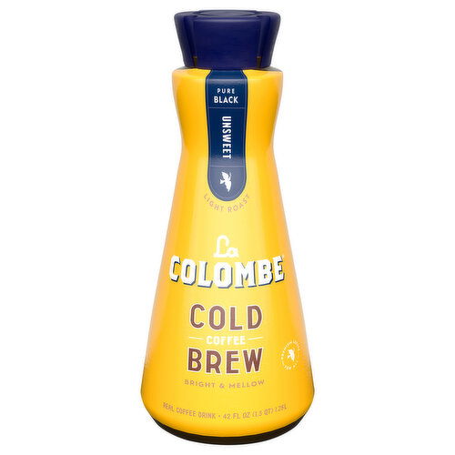 La Colombe Coffee Drink, Pure Black, Light Roast, Unsweetened, Cold Brew