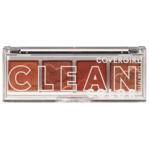 CoverGirl Eyeshadow, Clean Color, Clean Fresh, Spiced Copper 252
