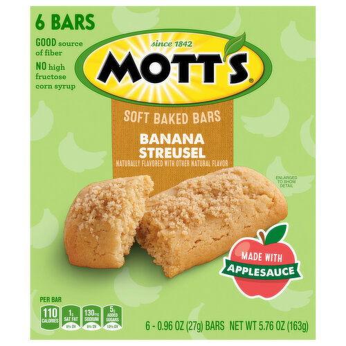 Mott's Banana Streusel Soft Baked Bars