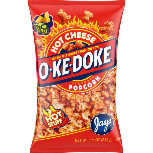 O-Ke-Doke® Jays Hot Stuff Cheese Flavored Popcorn