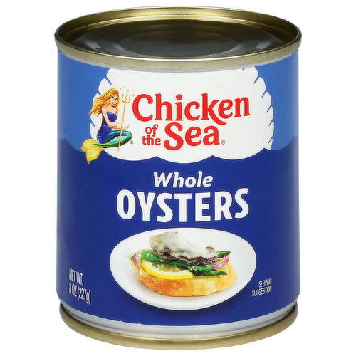 Chicken of the Sea Oysters, Whole