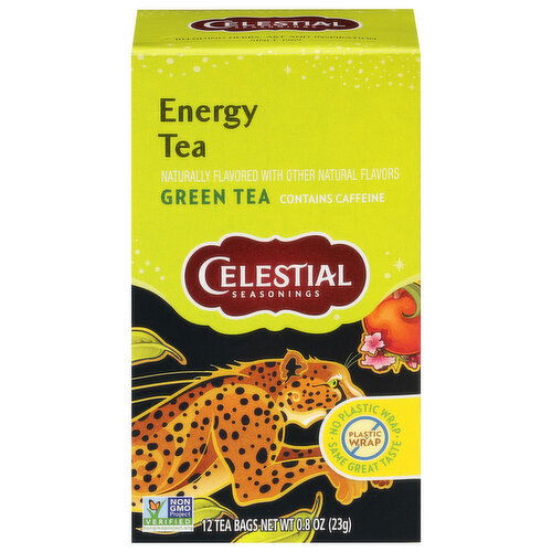 Celestial Seasonings Green Tea, Energy, Tea Bags