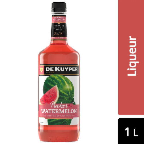 DeKuyper Pucker Pucker Watermelon Schnapps Liqueur