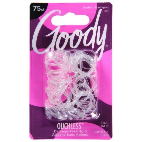 Goody Ouchless Elastics, Fine Hair