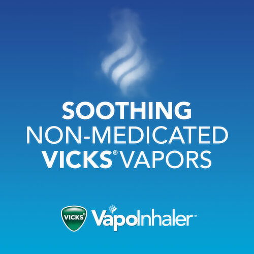 Vicks Nasal Decongestant Vicks VapoInhaler Portable Nasal Inhaler, Non-Medicated, 1 Scented Stick