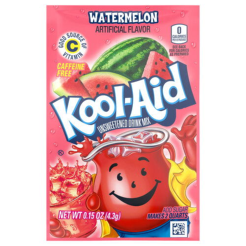 Kool-Aid Unsweetened Watermelon Artificially Flavored Powdered Soft Drink Mix