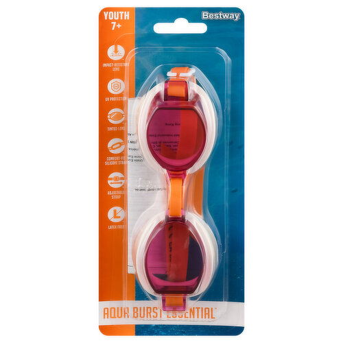 Bestway Aqua Burst Essential Goggles, Youth 7+