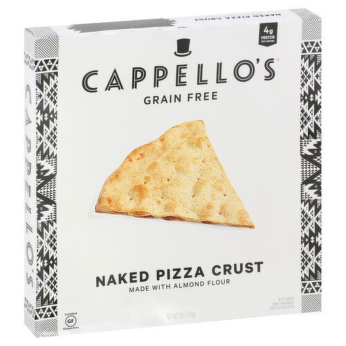 Cappello's Naked Pizza Crust, Grain Free