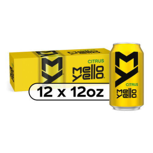 Mello Yello  Citrus Flavored Soda Soft Drinks