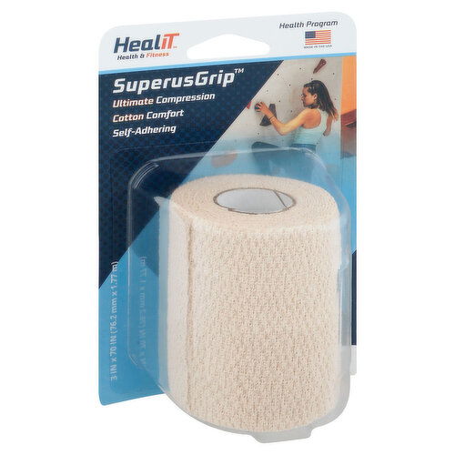 Healit SuperusGrip Bandage, 3 Inch x 70 Inch