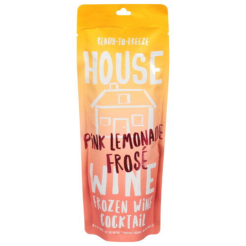 House Wine Frozen Wine Cocktail, Pink Lemonade Frose