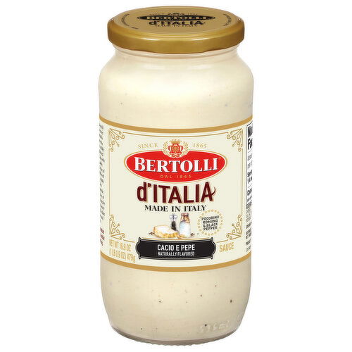 Bertolli Sauce, Cacio E Pepe