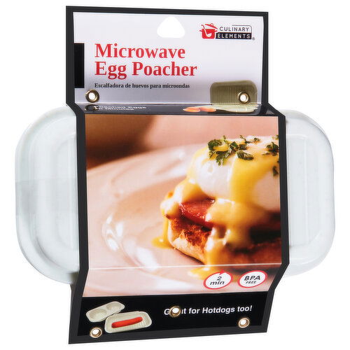 Culinary Elements Egg Poacher, Microwave