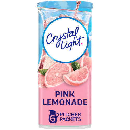 Crystal Light Pink Lemonade Naturally Flavored Powdered Drink Mix