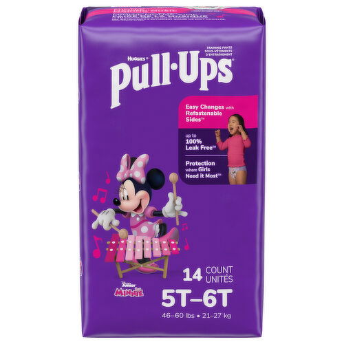 Pull-Ups Training Pants, Disney Junior Minnie, 5T-6T (46-60 lbs)