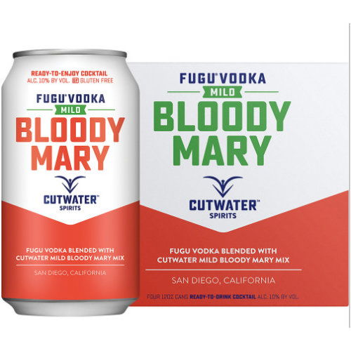 Cutwater Spirits Mild Bloody Mary 4 Pack Cans