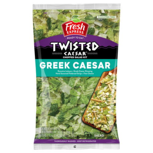 Fresh Express Twisted Caesar Chopped Greek Caesar Salad Kit
