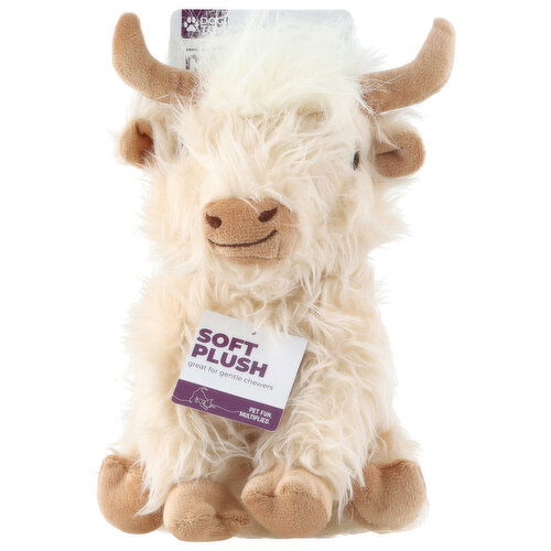 Multipet Highland Cow Soft Plush Dog Toy