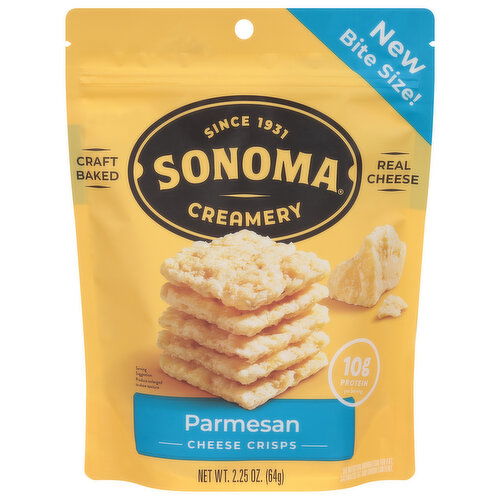 Sonoma Creamery Cheese Crisps, Parmesan, Bite Size!