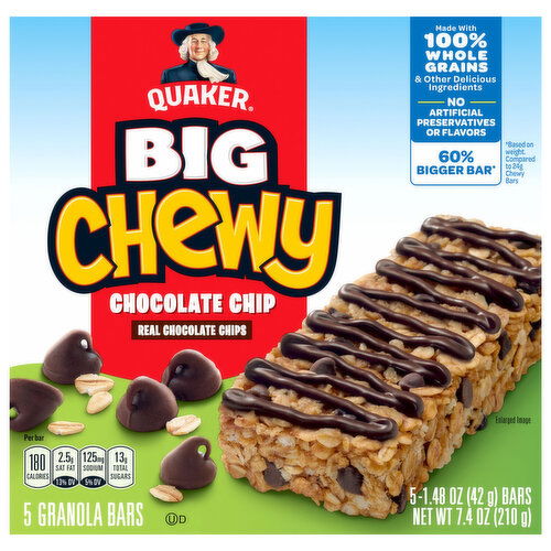 Quaker Big Chewy Chocolate Chip Granola Bars