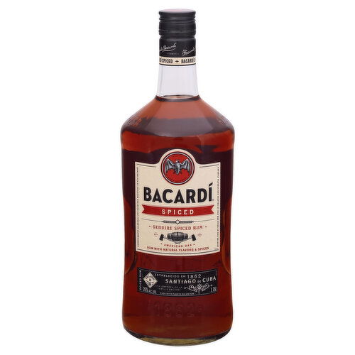 Bacardi Rum, Spiced, Genuine