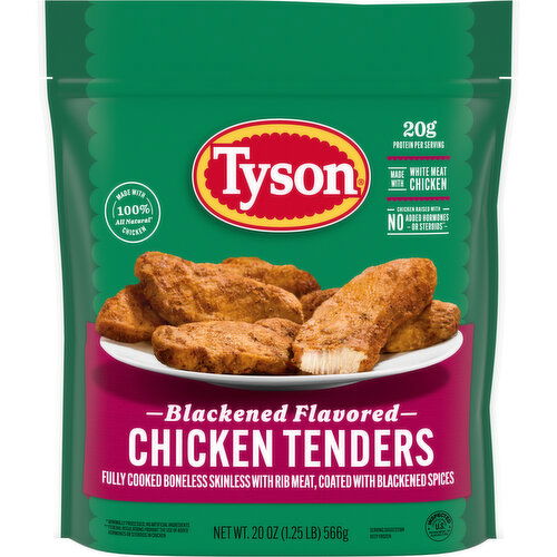 Tyson Frozen Blackened Flavored Chicken Tenders