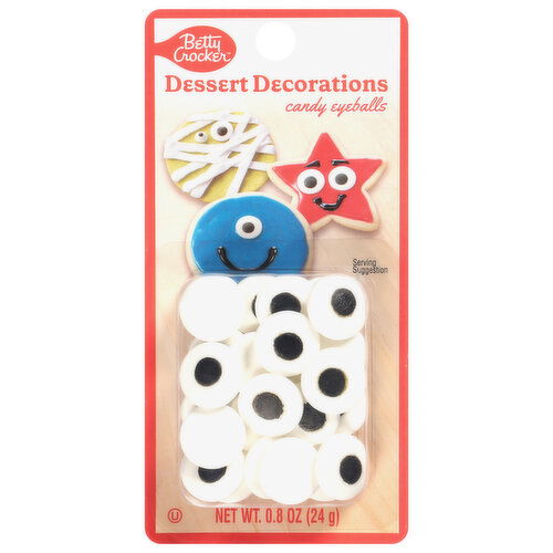 Betty Crocker Dessert Decorations, Candy Eyeballs